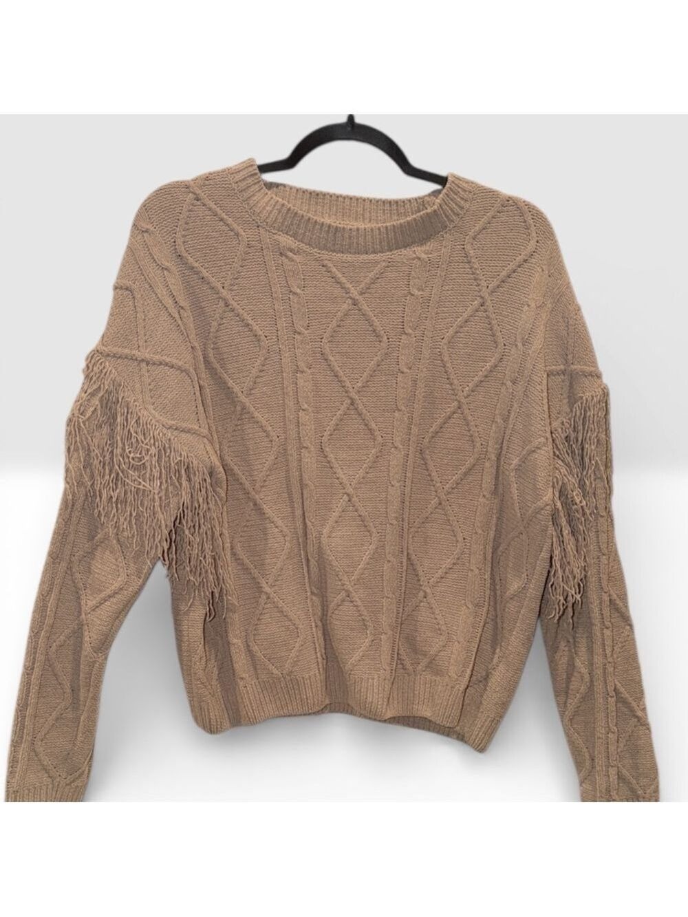 Witty Fox Cable Knit Pullover Sweater Large